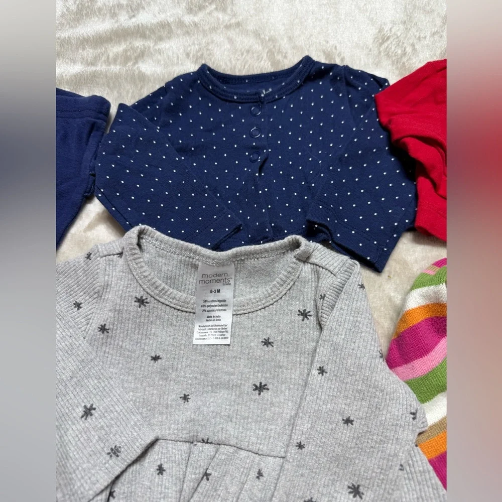 Baby Girl Winter Clothes Bundle Lot | 0-3M | Carter’s, Gymboree, Modern Moments